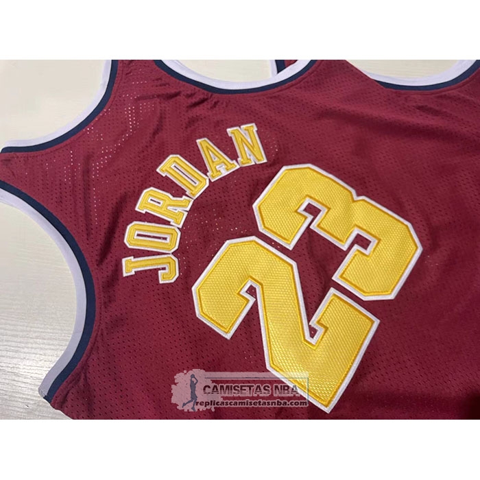 Camiseta Chicago Bulls Michael Jordan NO 23 Mitchell & Ness 1996 Rojo